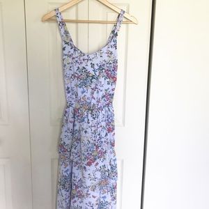 Floral Midi Dress Sz Small